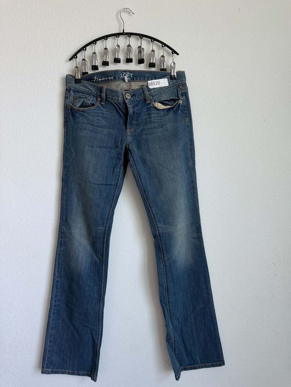 Ann Taylor LOFT 6 Modern Boot Jeans - Blue - Size 28